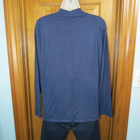 Sunday Women's Navy Sweater Crew Neck Viscose Blend Size Large - Picture 5 of 11